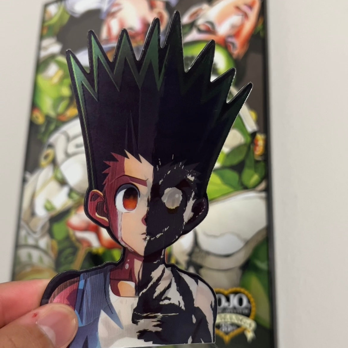 Killua Godspeed Hunter X Hunter Anime Motion Sticker Peeker